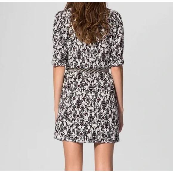 MAJE radenne printed crepe dress - Picture 8 of 8